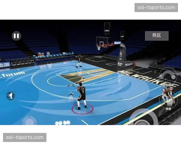 场边视角:教练通过平板电脑向球员展示对手进攻热区图 场边视角:教练通过平板电脑向球员展示对手进攻热区图